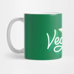 Vegan hand made lettering art Mug